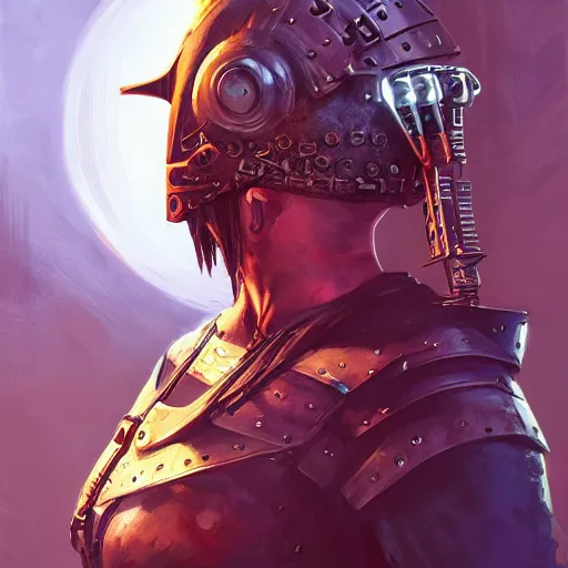 Image similar to cyberpunk viking helmet mask warrior goddess robot ninja fantasy, art gta 5 cover, official fanart behance hd artstation by jesper ejsing, by rhads, makoto shinkai and lois van baarle, ilya kuvshinov, ossdraws