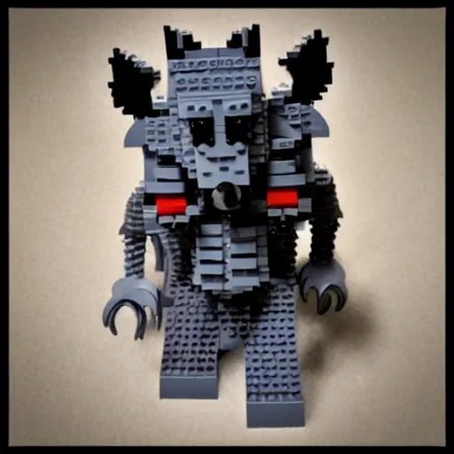Prompt: Lego Werewolf