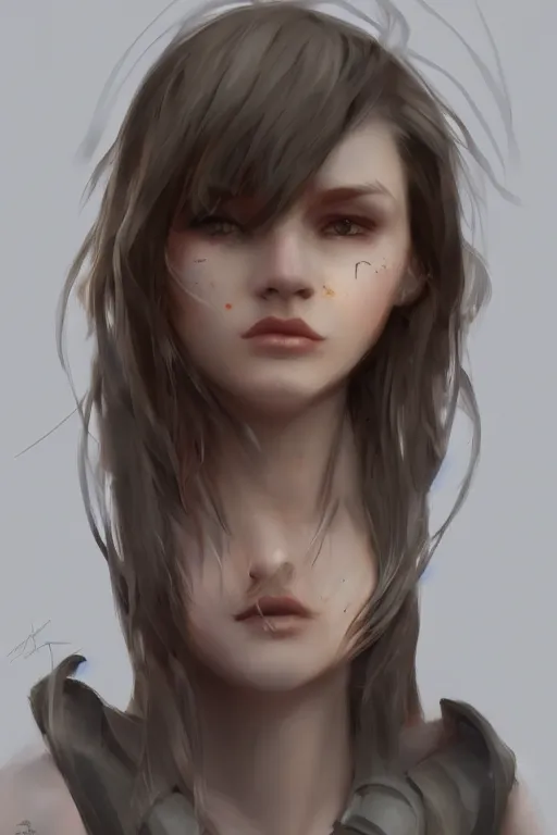 Image similar to Trending on ArtStation, NIXEU, Female, Girl, Woman