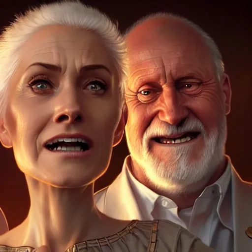 Image similar to hide the pain harold ; cinematic screenshot ; crisp sharp focus ; ultra realistic, concept art, intricate details, satire, highly detailed, photorealistic, octane render, 8 k, unreal engine. art by artgerm and greg rutkowski and charlie bowater and magali villeneuve and alphonse mucha