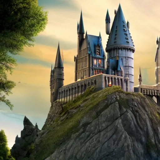 Image similar to Film still of Hogwarts castle. Extremely detailed. 4K. Screenshot.