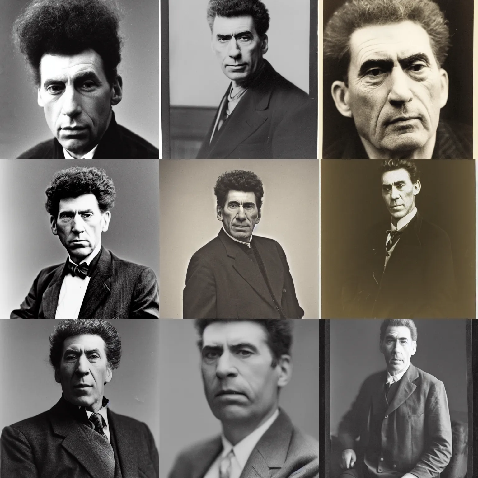 Prompt: a photograph of kramer, portrait