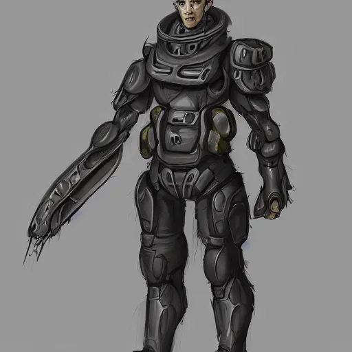 Image similar to sci fi character concept by neil nelson on deviantart