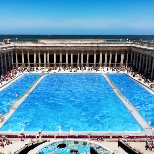 Image similar to neptune pool shaped like a fractal