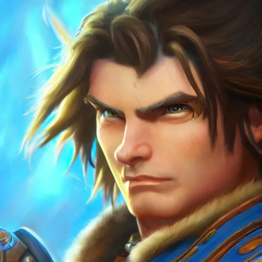 Prompt: varian wrynn, dmitry prozorov style, artstation, extremely detailed, 8 k, high quality, beatufil painting