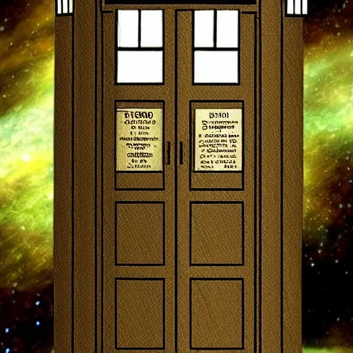 Prompt: Doctor Who Tardis