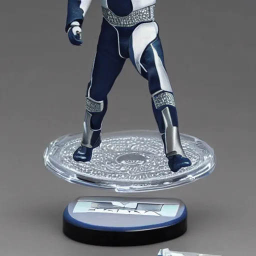 Prompt: star trek enterprise figurine, highly - detailed, made of diamond