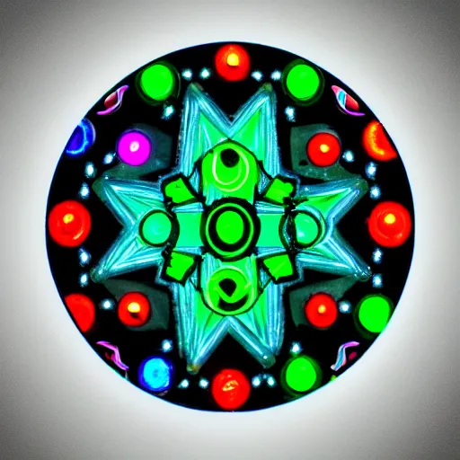 Image similar to A transmutation circle Lite Brite