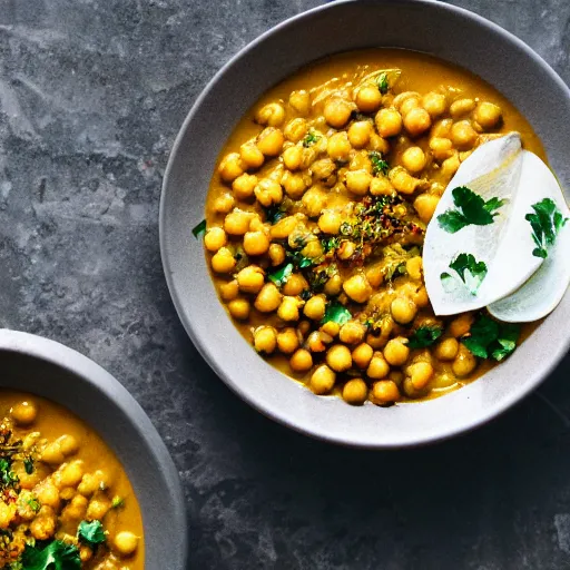 Prompt: chickpea Dahl