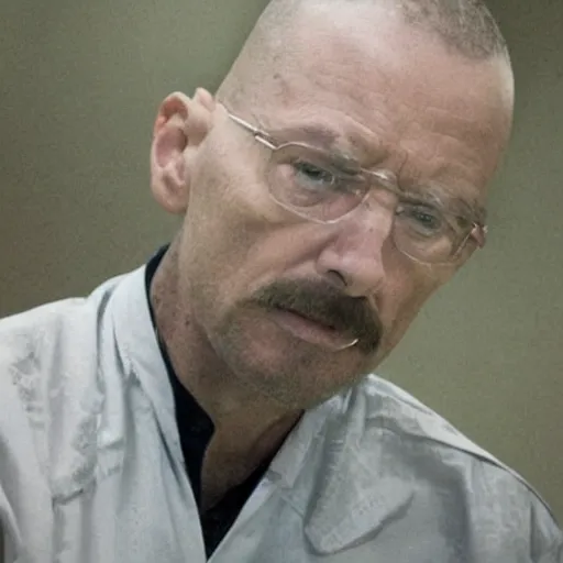 Image similar to walter white as gus fring in breaking bad,