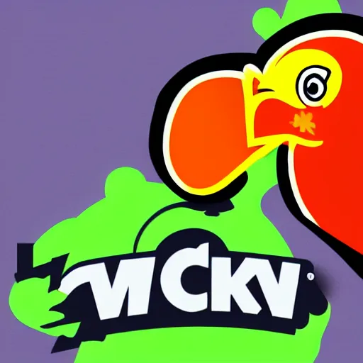 Prompt: A logo for a chicken gaming twitch channel.