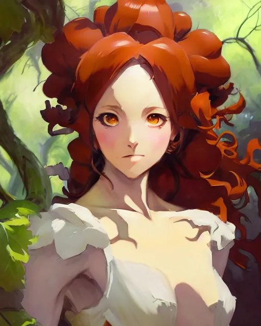 Prompt: greg manchess character concept art of an anime dryad | | anime anime anime, cute - fine - face, pretty face, realistic shaded perfect face, fine details by stanley artgerm lau, wlop, rossdraws, james jean, andrei riabovitchev, marc simonetti, and sakimichan, trending on artstation