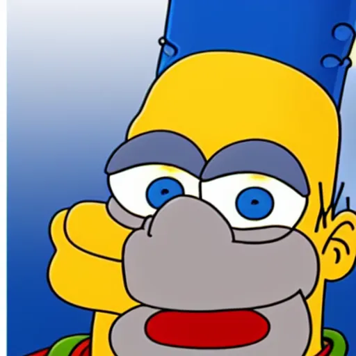 Image similar to 3 d homer simpson