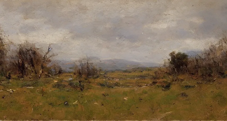 Image similar to landscape, by richard schmid