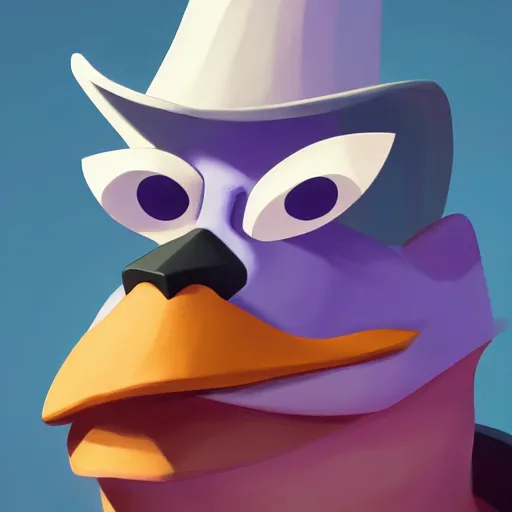 Prompt: face icon stylized minimalist darkwing duck, loftis, cory behance hd by jesper ejsing, by rhads, makoto shinkai and lois van baarle, ilya kuvshinov, rossdraws global illumination