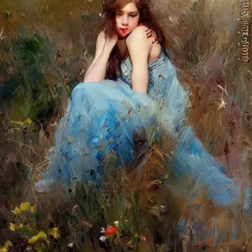 Image similar to photo of young woman by daniel f. gerhartz