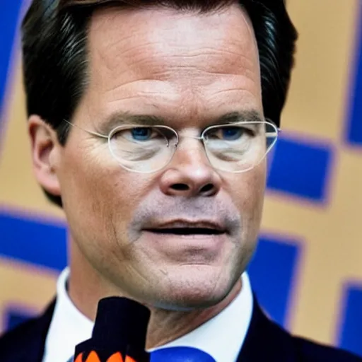 Image similar to Mark Rutte as Satan