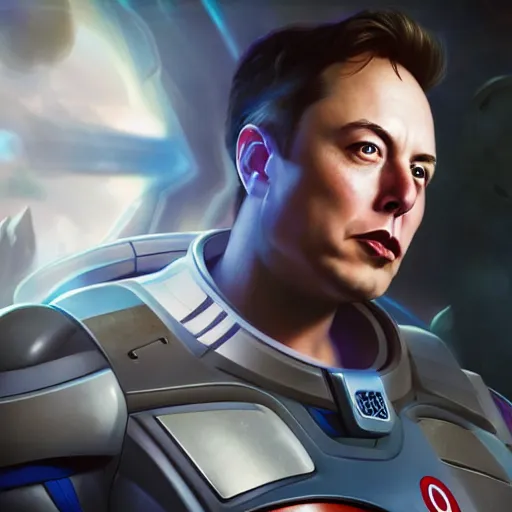 Image similar to portrait of elon musk as buzz lightyear, league of legends amazing splashscreen artwork, splash art, natural light, elegant, photorealistic facial features, intricate, fantasy, detailed face, atmospheric lighting, anamorphic lens flare, cinematic lighting, league of legends splash art, hd wallpaper, ultra high details by greg rutkowski