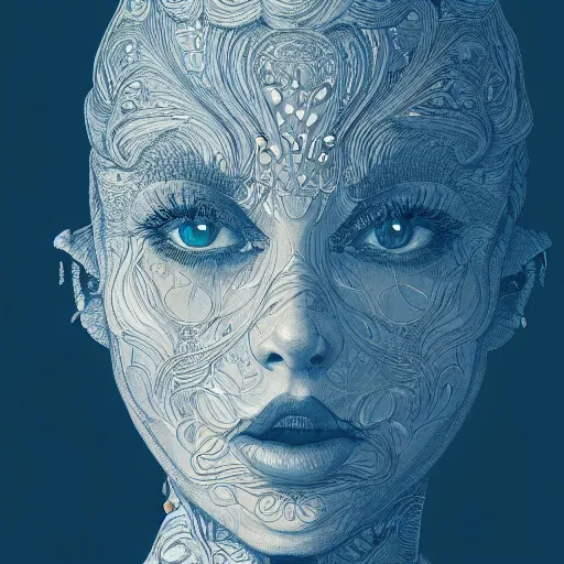 Prompt: the portrait of an unbelievably beautiful, elegant, and sophicated young woman partially made of broccoli looking up, an ultrafine detailed illustration by james jean, intricate linework, bright colors, final fantasy, behance contest winner, vanitas, angular, altermodern, unreal engine 5 highly rendered, global illumination, radiant light, detailed and intricate environment