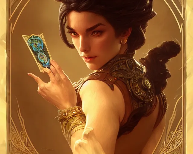 Image similar to two ronnies, deep focus, d & d, fantasy, intricate, elegant, highly detailed, digital painting, artstation, concept art, matte, sharp focus, illustration, hearthstone, art by artgerm and greg rutkowski and alphonse mucha