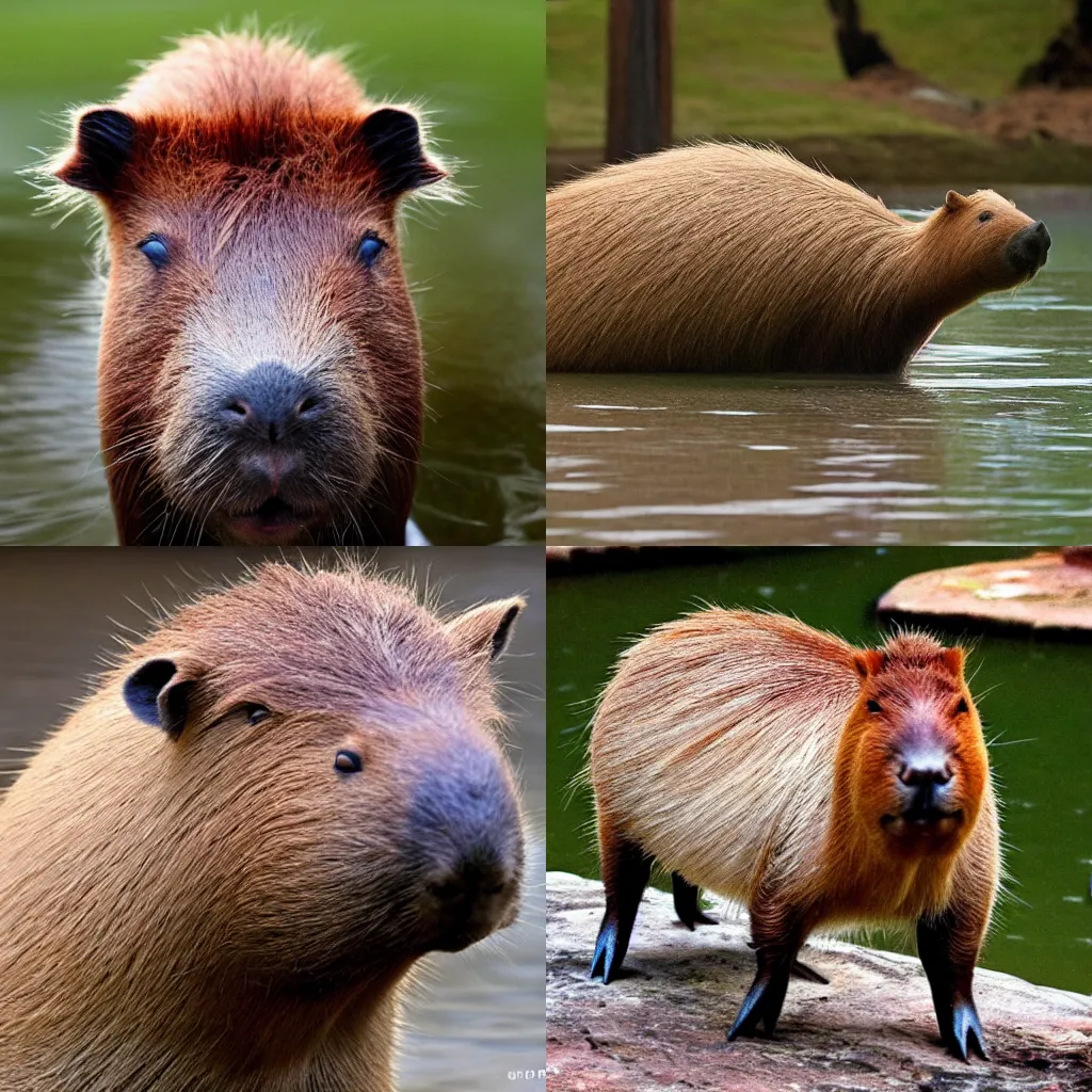 Prompt: magical capybara djinn