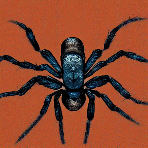 Image similar to a really attractive spider, digital art