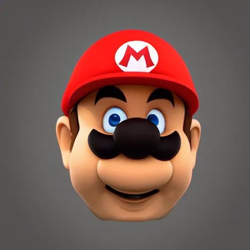 Image similar to Portrait of Danny DeVito as Super Mario, studio lighting, model, HDR, 24MP, trending on artstation