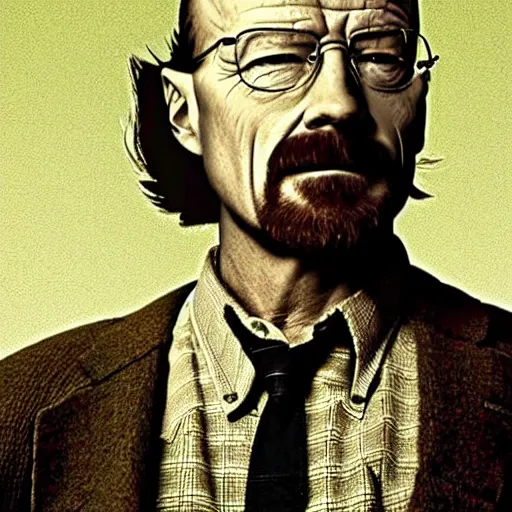 Prompt: Walter White as a hippie