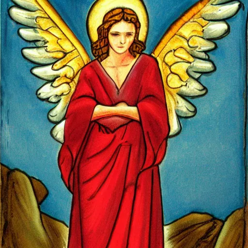 Image similar to biblically accurate angel