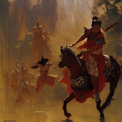 Image similar to wuxia, painting by gaston bussiere, craig mullins, j. c. leyendecker