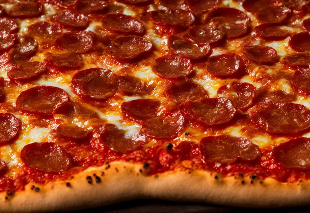 Prompt: a close-up HD photo of Papa John sweating pizza grease, cinematic, volumetric lighting, highly detailed, 8k