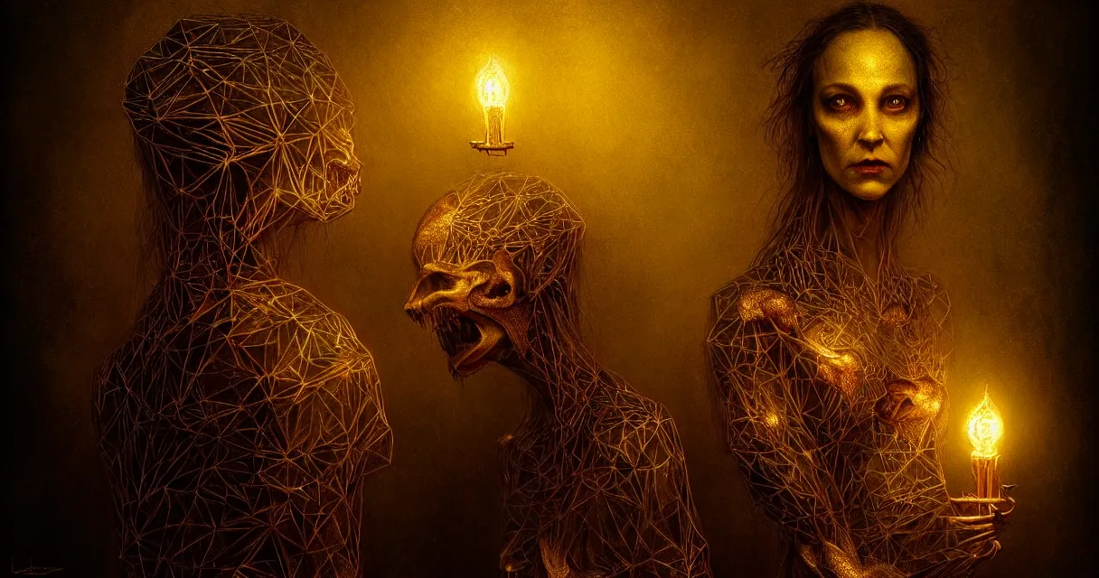 Prompt: epic professional digital art of hungry eyes eerie dim gold lighting, painted, intricate, detailed, detailed, foreboding, by leesha hannigan, wayne haag, reyna rochin, ignacio fernandez rios, mark ryden, iris van herpen, hdr, epic, stunning, gorgeous, much wow, cinematic, masterpiece