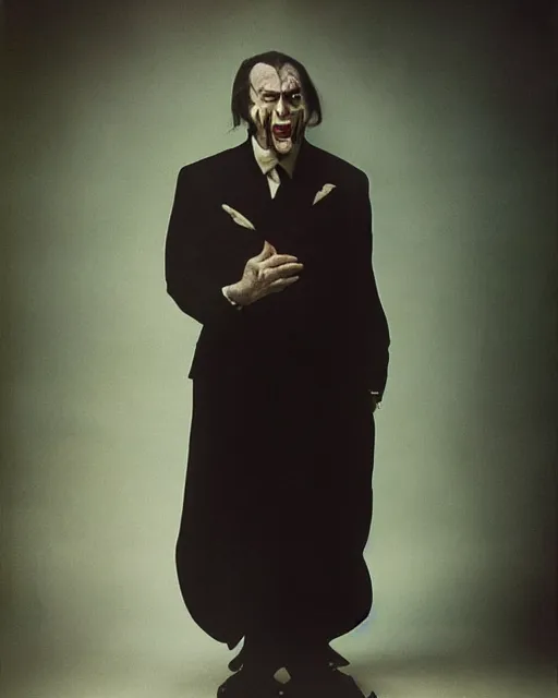 Image similar to the most evil person in the world, photo portrait by annie liebovitz