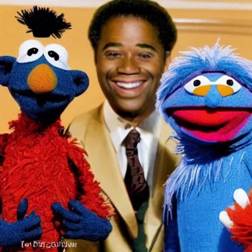 Image similar to african american muppet