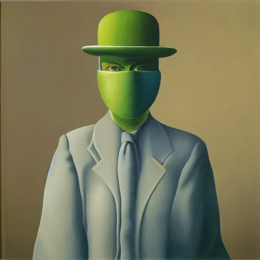 Image similar to artwork by renee magritte