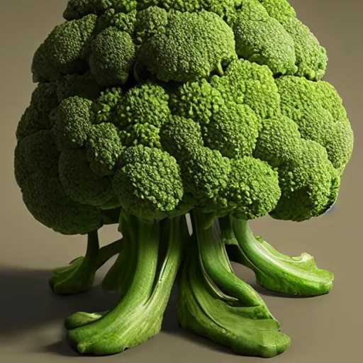 Prompt: [ anthropomorphic broccoli ]!! has an elizabeth olsen face, trending on zbrush, unreal engine 5, cgsociety contest winner, intricate, detailed, 4 k quality, concept art