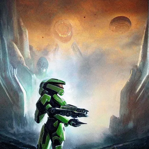 Image similar to Aliens from Halo