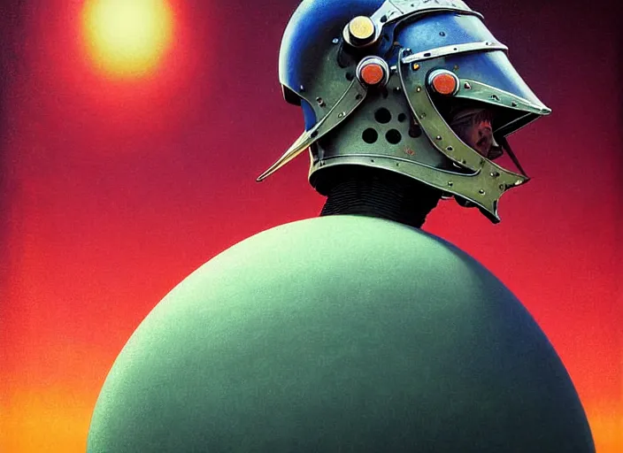 Image similar to beautiful extreme closeup photo in style of frontiers rendered in octane 3d of medieval knights in motorcycle helmets play soccer in amphitheater , fashion magazine September retrofuturism edition, , Edward Hopper and James Gilleard, Zdzislaw Beksinski, Steven Outram, highly detailedrich deep colors. rich deep colors. Beksinski painting, art by Takato Yamamoto. masterpiece. rendered in blender, ultra realistic, smooth shading, ultra detailed, high resolution, cinematic, unreal 6