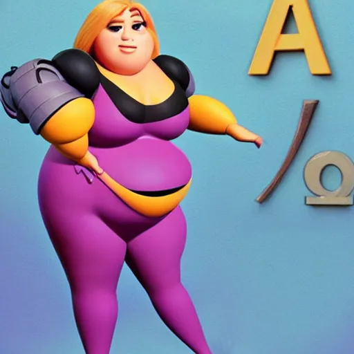 Image similar to a thicc pixar mom