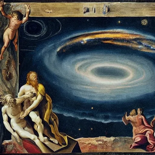 Prompt: creation of the universe