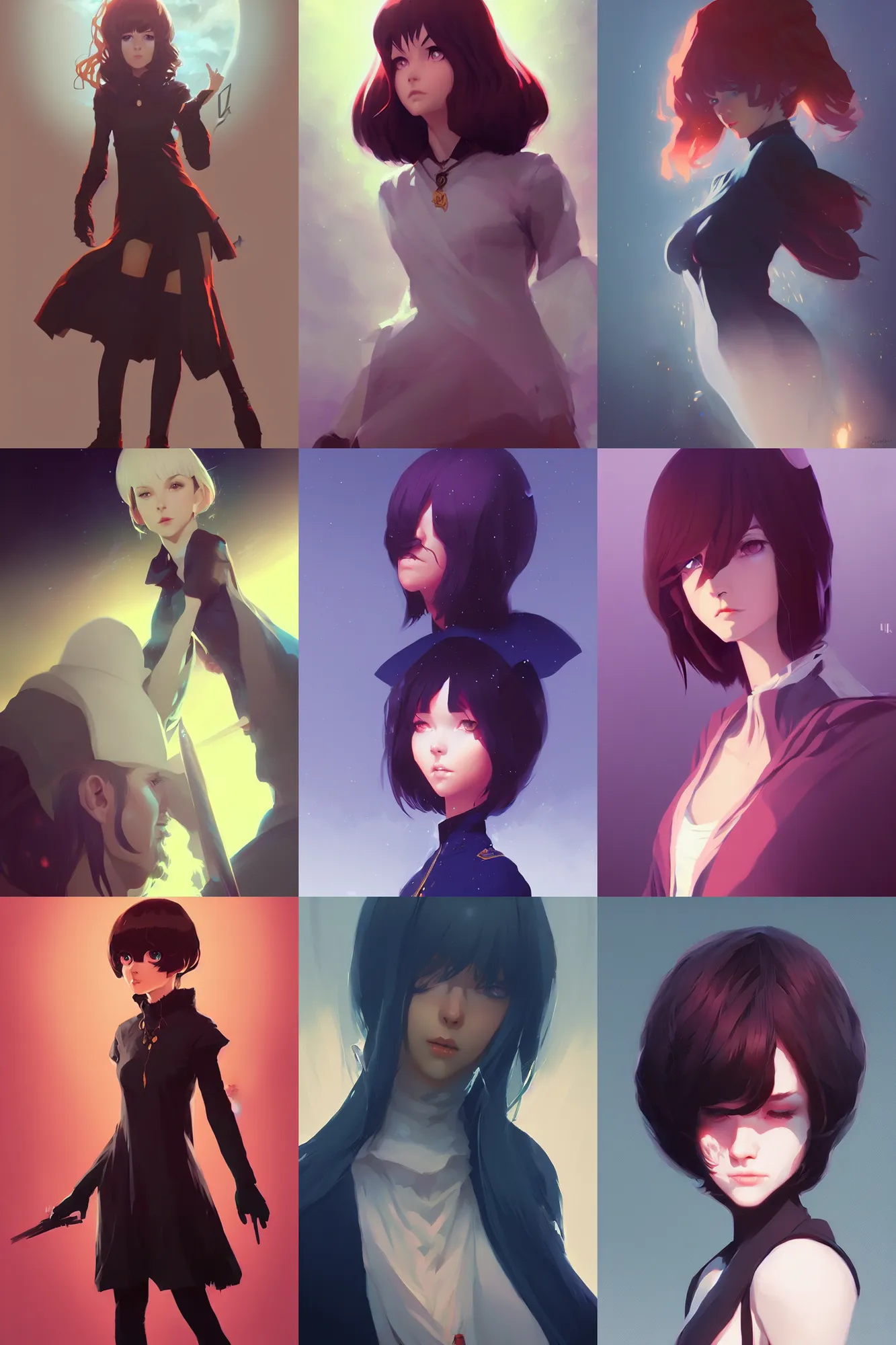 Prompt: gorgeous wizard by ilya kuvshinov, krenz cushart, Greg Rutkowski, trending on artstation