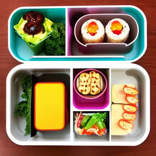 Prompt: quake bento box