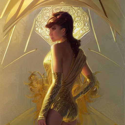 Prompt: Sandman with a gold suit, portrait, intricate, elegant, highly detailed, digital painting, artstation, concept art, smooth, sharp focus, illustration, art by artgerm and greg rutkowski and alphonse mucha