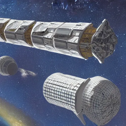 Image similar to design for a multii - generation space colony ship