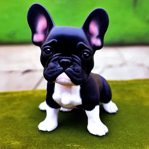 Prompt: french bulldog funko pop