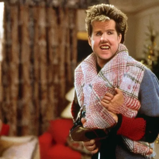 Image similar to will farrell starting in home alone