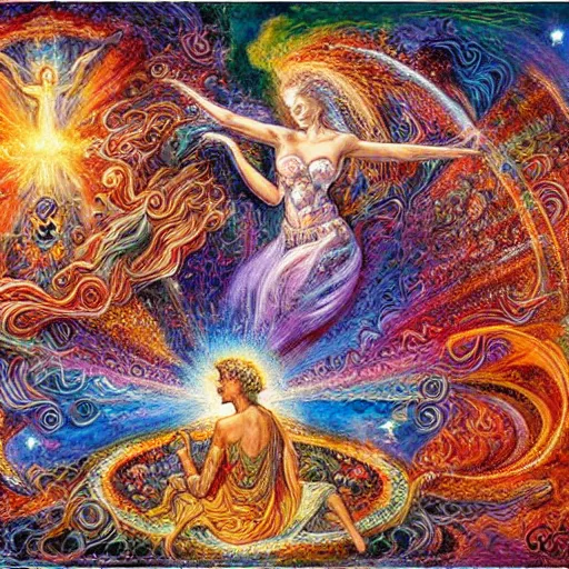 Prompt: the birth of cosmic consciousness by josephine wall and jim fitzpatrick