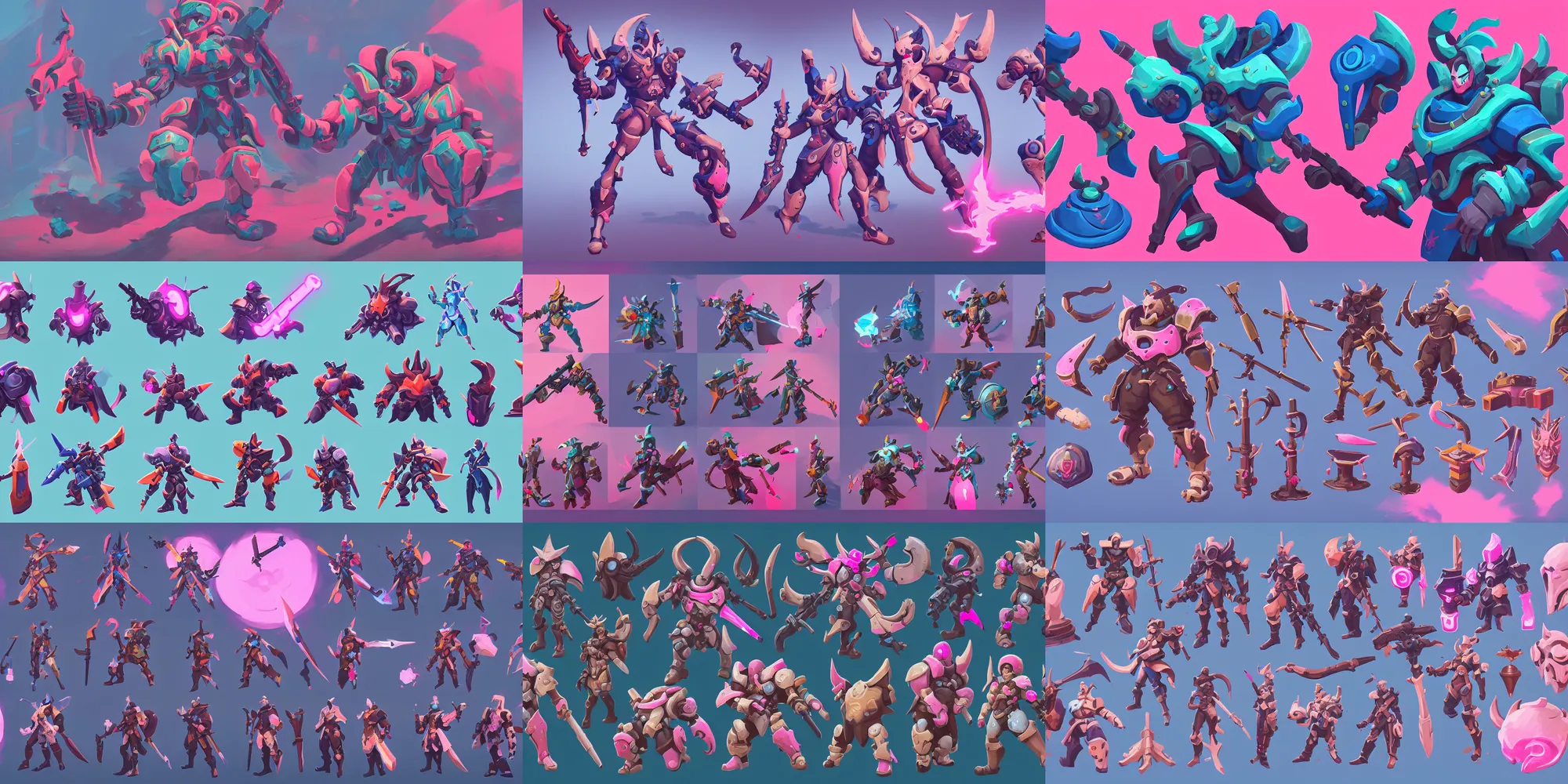 Prompt: game asset of ornament, in gouache detailed paintings, props, stylized, 2 d sprites, kitbash, arcane, overwatch, blue and pink color scheme, 8 k, close up