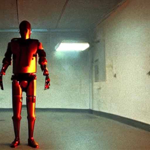 Image similar to movie still of a cyborg, cinematic composition, cinematic light, by alejandro jodorowsky and gaspar noe