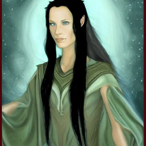 Image similar to self - portrait of arwen from lotr